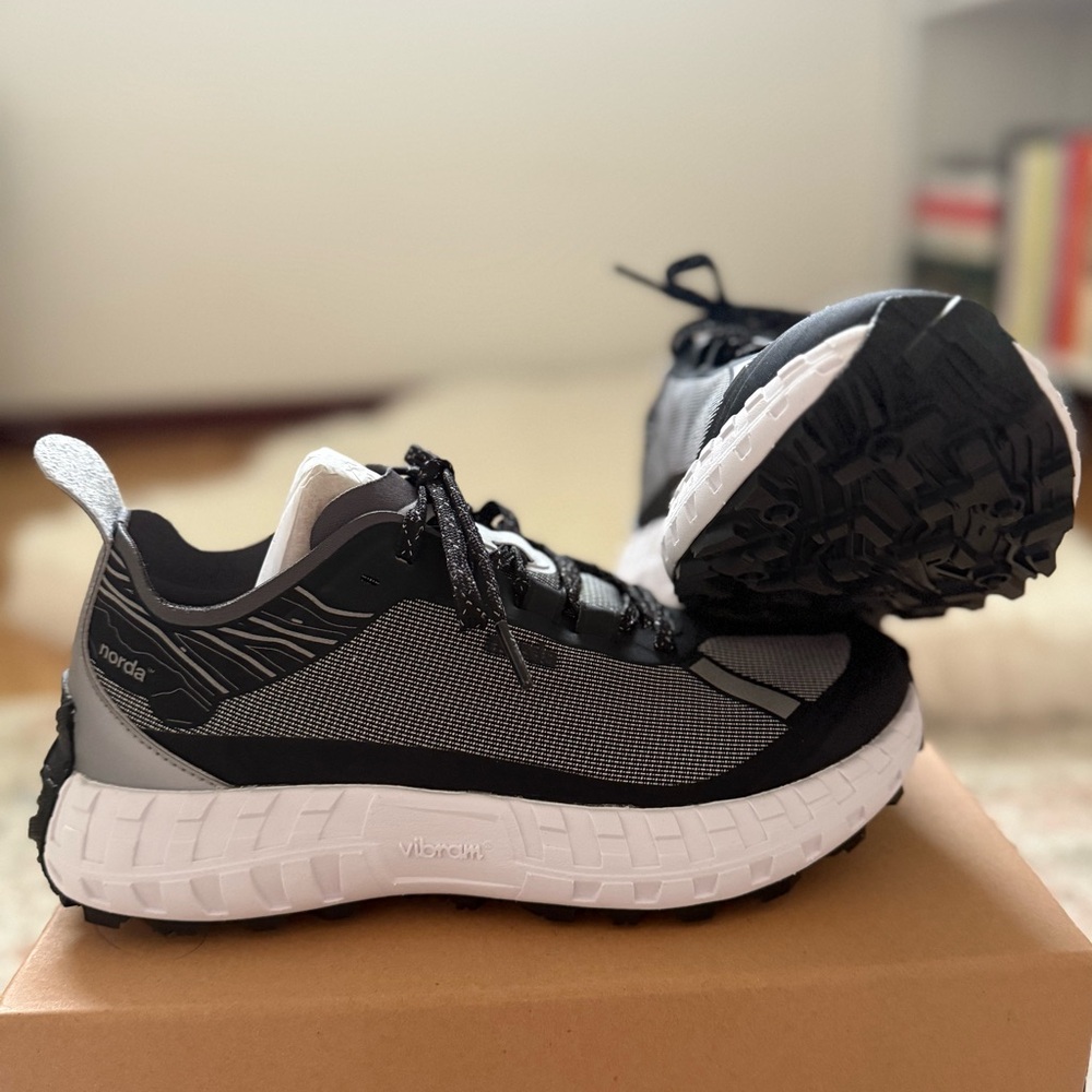 Norda Black and White Shoes